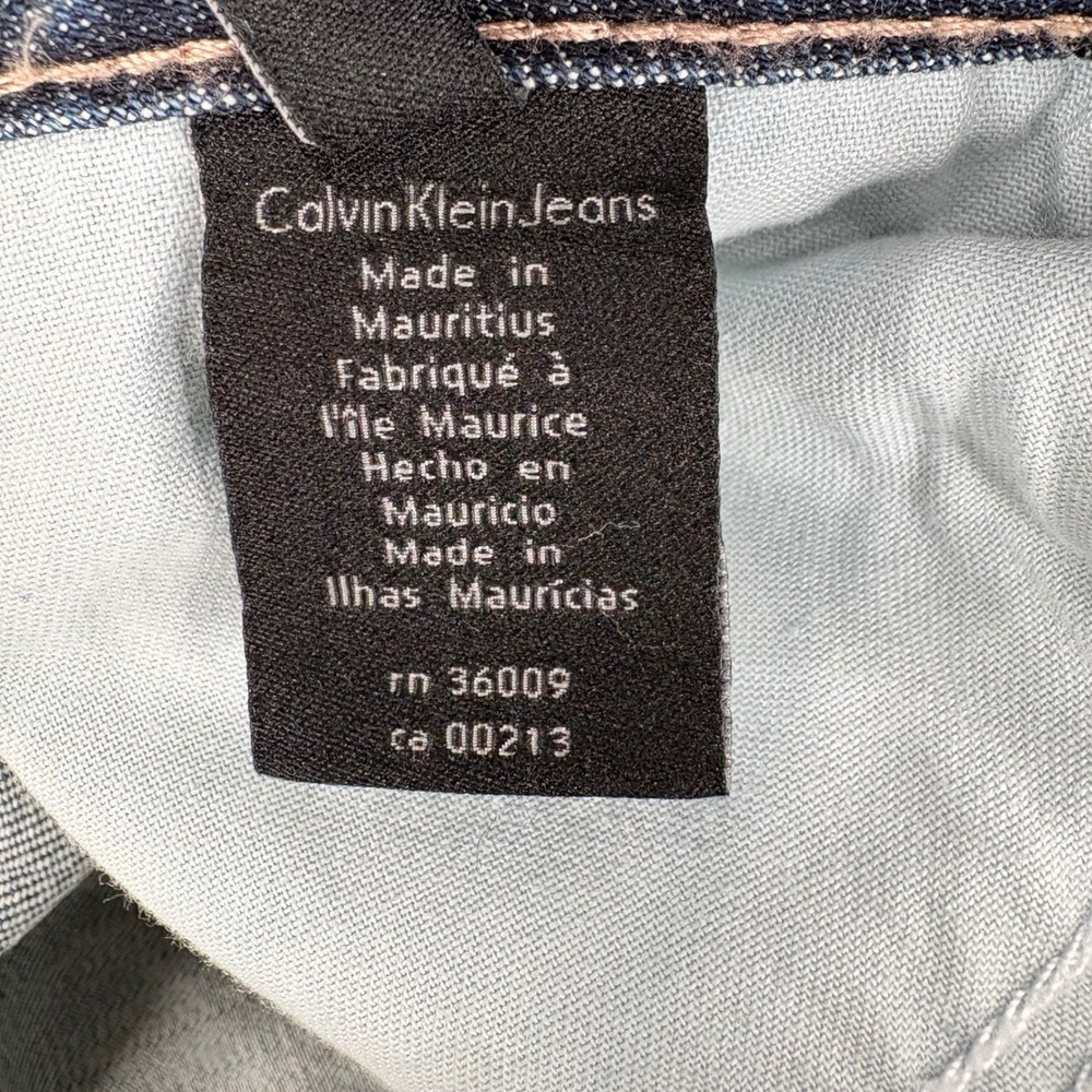 Calvin Klein Jeans Ultimate Skinny Womens 4/33 (29x33) Blue Classic Stretch Tall - Picture 6 of 14